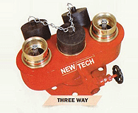 collecting-head-three-way